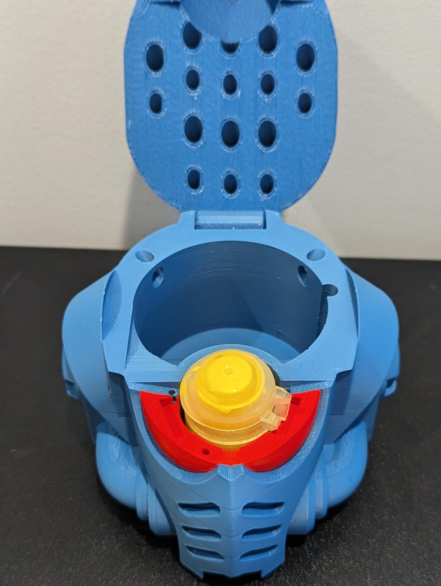 Space soldier water pot